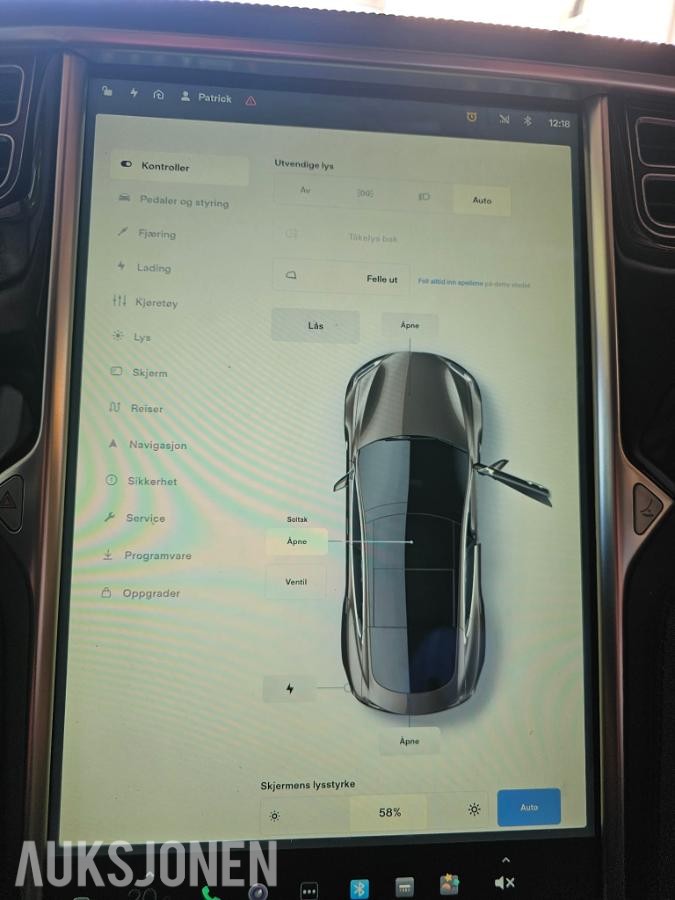 2014 Tesla Model S 85 rep objekt gratis lading