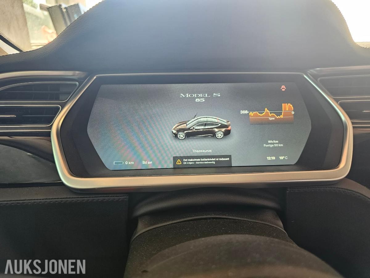 2014 Tesla Model S 85 rep objekt gratis lading