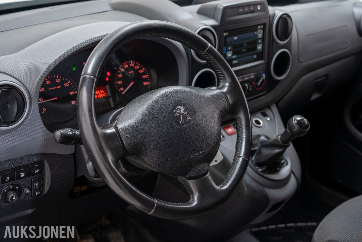 2017 Peugeot PARTNER *INGEN MINSTEPRIS* 1.6 D HENGERFESTE CRUISE INNREDNING SKYVEDØRER