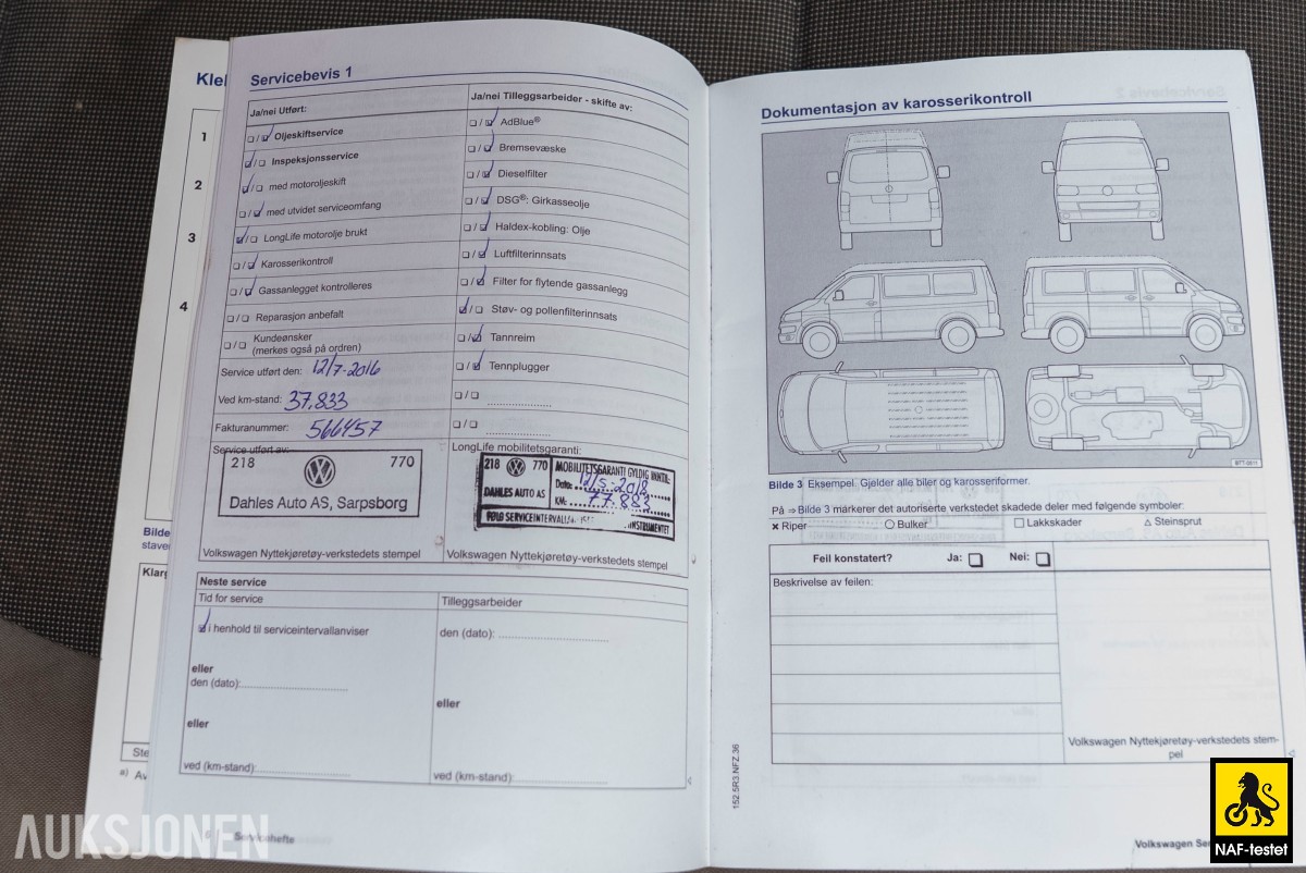 2015 Volkswagen TRANSPORTER 2.0 D 140HK 4MOTION HENGERFESTE VARMER INNREDNING SKYVEDØRER