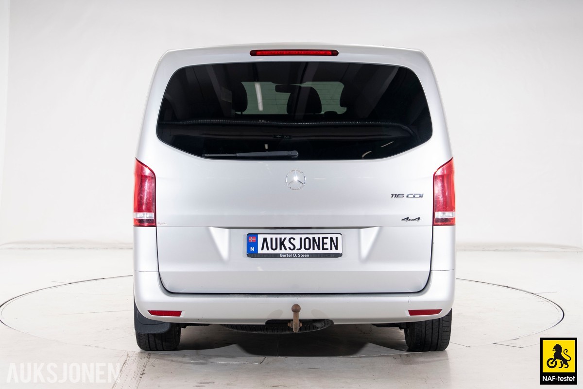 2018 Mercedes-Benz Vito 4MATIC AUT HENGERFESTE KAMERA VARMER