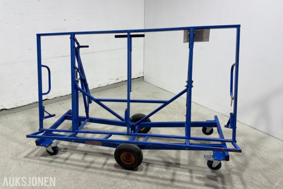 Instant platetransportvogn med kombibord, maks 500kg