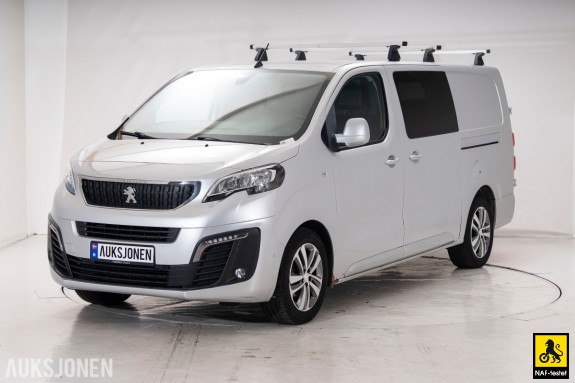 2018 Peugeot EXPERT 2.0 D 122HK HENGERFESTE VARMER KAMERA INNREDNING SKYVEDØRER 