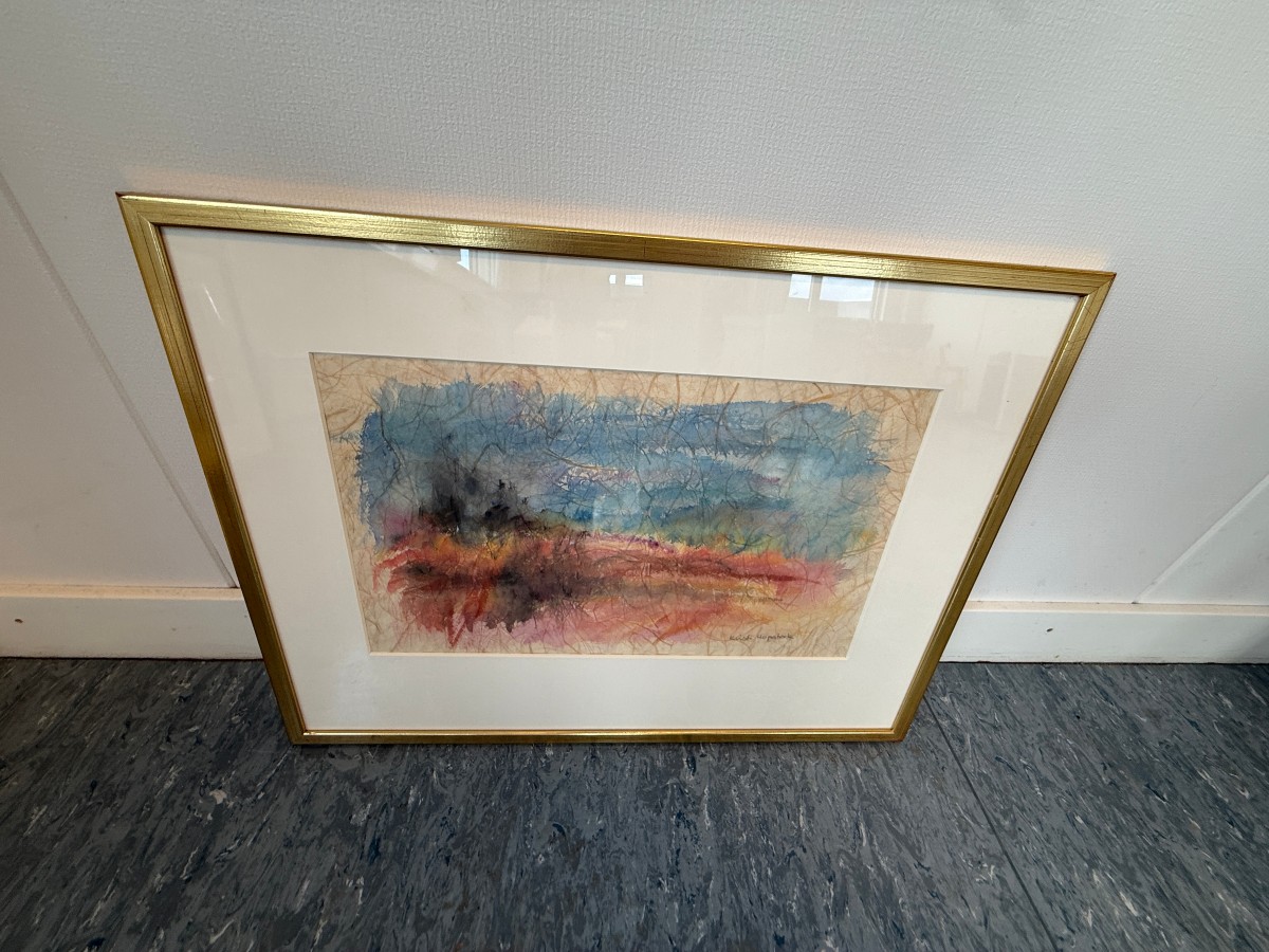 Kirsti Hopstock – Original akvarell – Signert