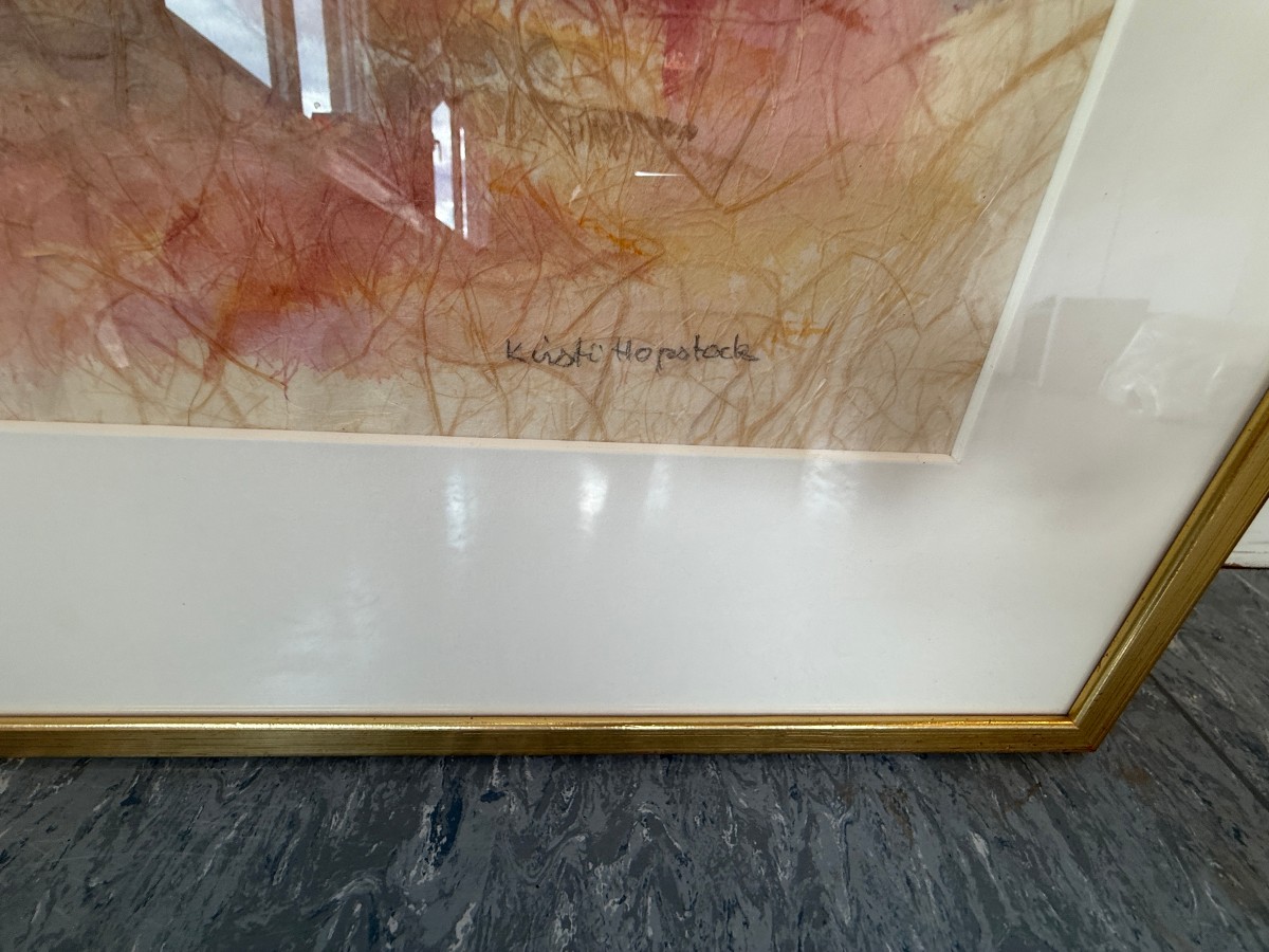 Kirsti Hopstock – Original akvarell – Signert