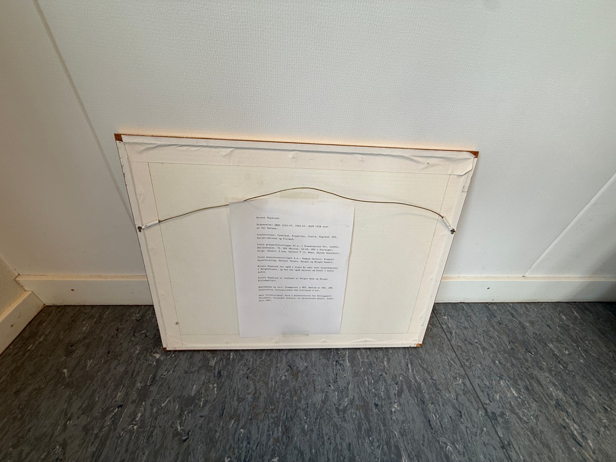 Kirsti Hopstock – Original akvarell – Signert