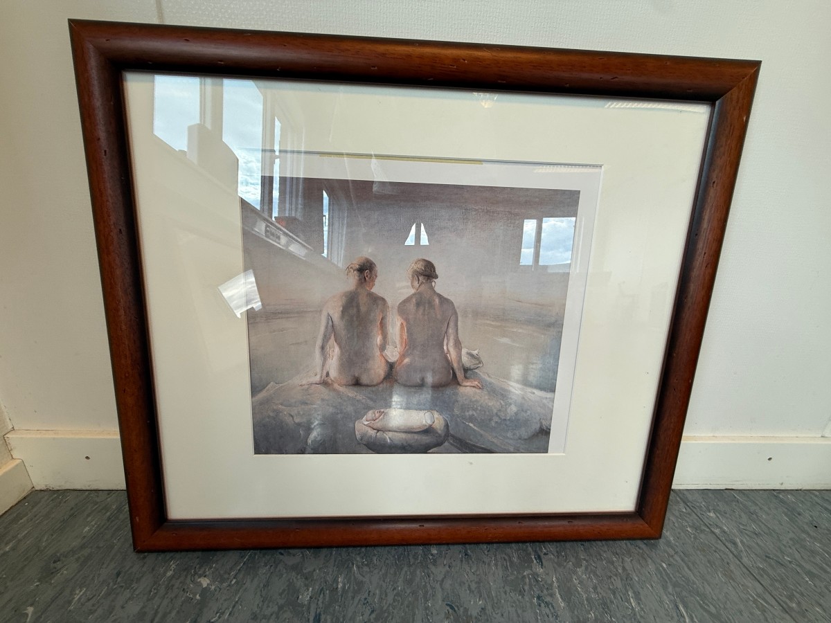 Odd Nerdrum – «Summit» – innrammet kunsttrykk