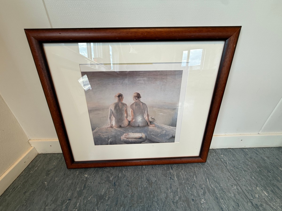 Odd Nerdrum – «Summit» – innrammet kunsttrykk