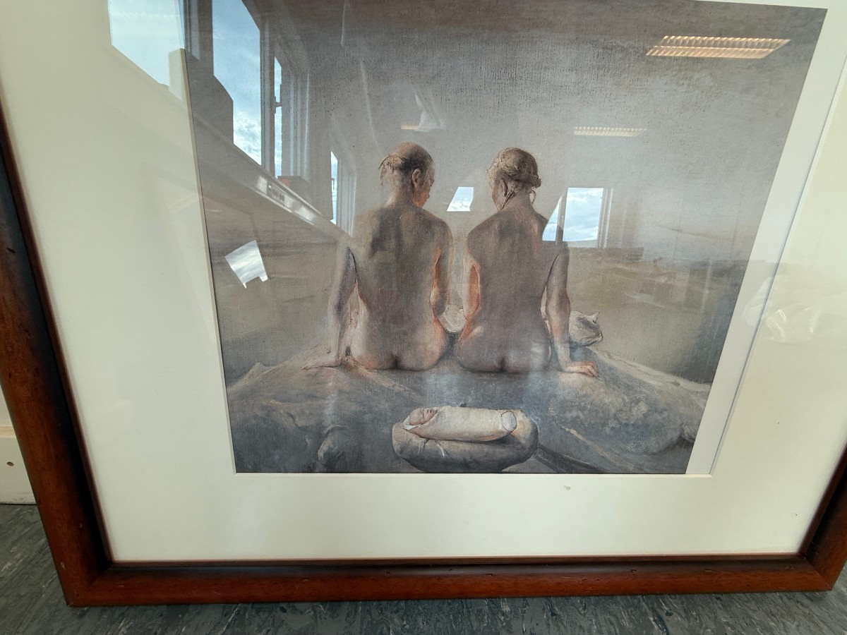 Odd Nerdrum – «Summit» – innrammet kunsttrykk