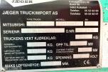2001 Mitsubishi FB-16K-T elektrisk gaffeltruck / 2045 timer