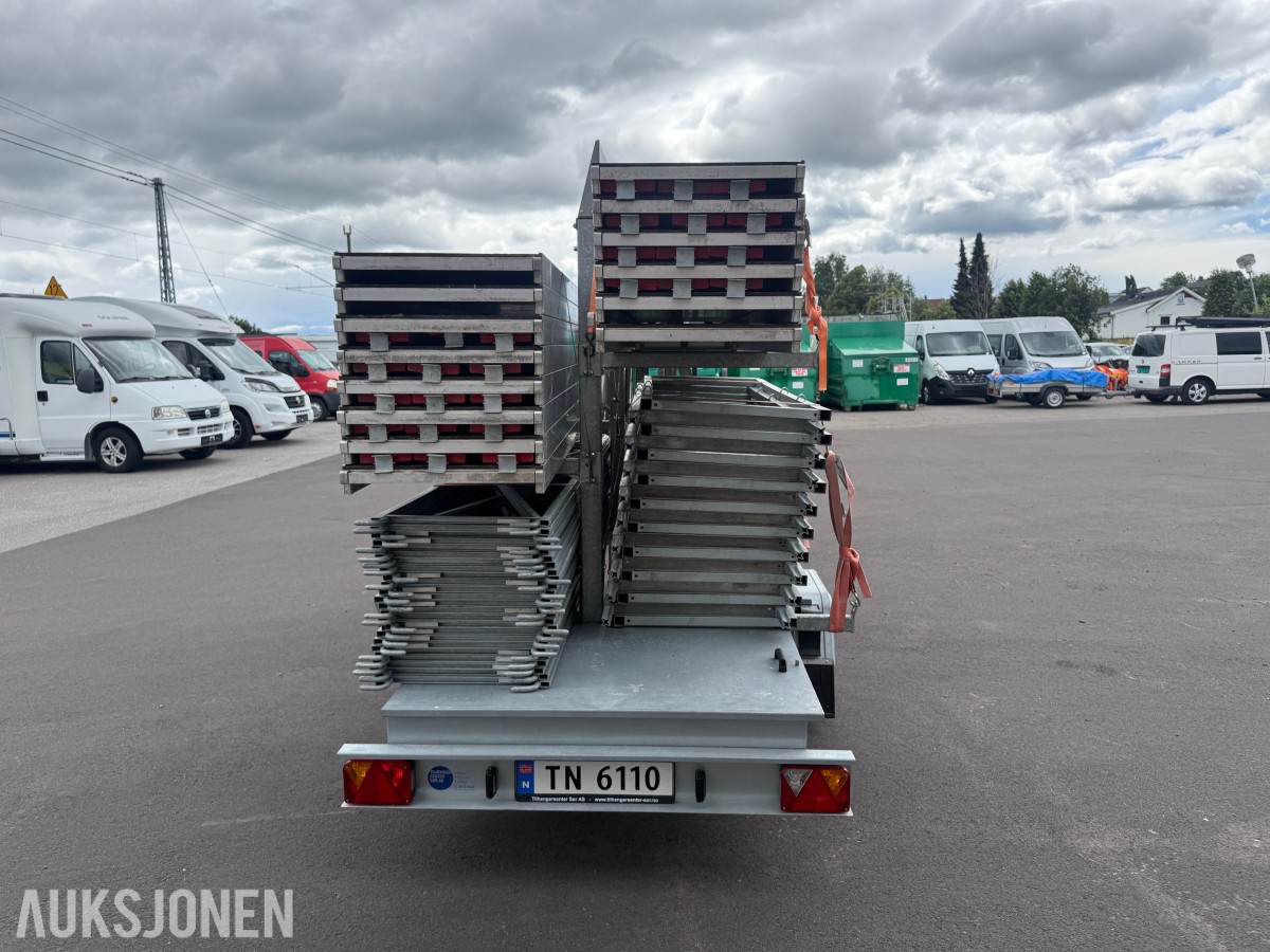 2023 Jamax Byggmesterpakke 132 m² med Temared stillashenger – Mobil stillaspakke
