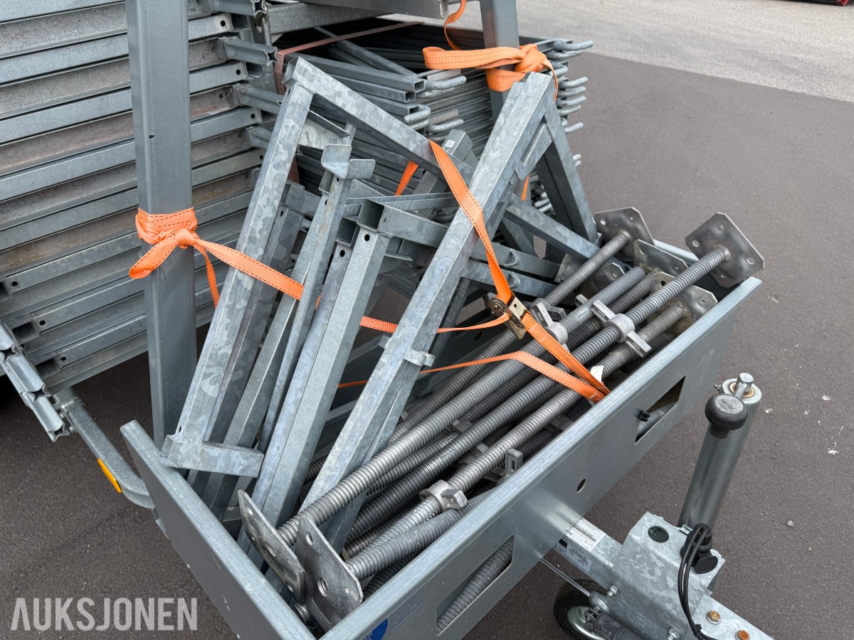 2023 Jamax Byggmesterpakke 132 m² med Temared stillashenger – Mobil stillaspakke