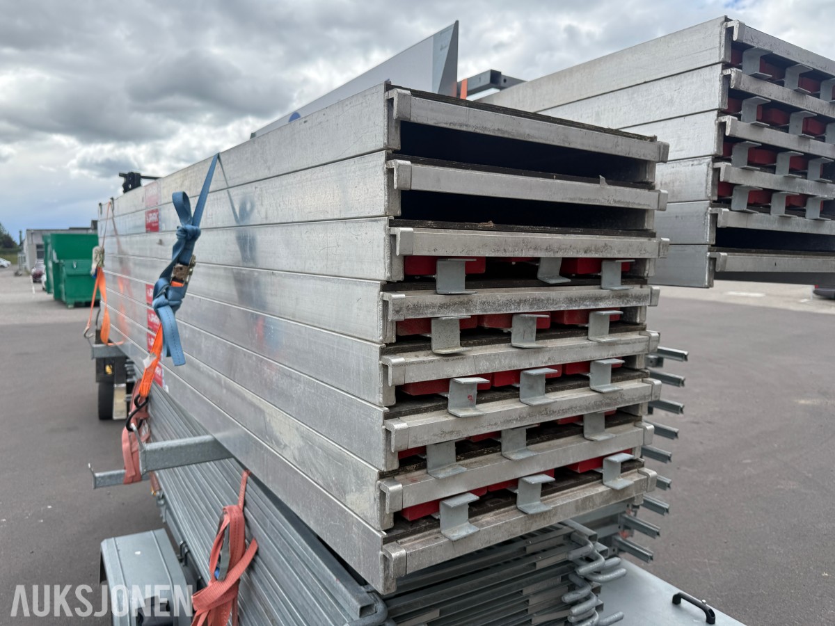 2023 Jamax Byggmesterpakke 132 m² med Temared stillashenger – Mobil stillaspakke