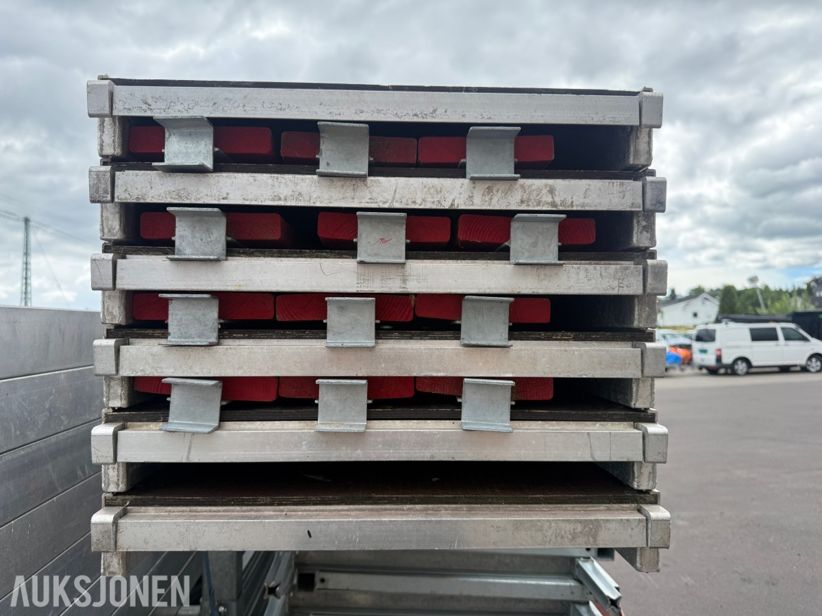 2023 Jamax Byggmesterpakke 132 m² med Temared stillashenger – Mobil stillaspakke