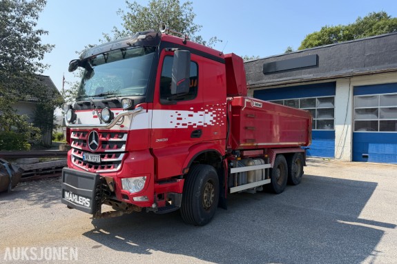 2015 Mercedes-Benz Arocs 2858 - 6x4 - Brøyterigget tippbil - Istrail påbygg