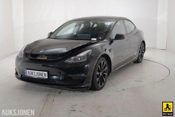 2021 Tesla Model 3 PERFORMANCE AWD PANO ACC AUTOPILOT PREMIUM LYD - UTEN MINSTEPRIS!