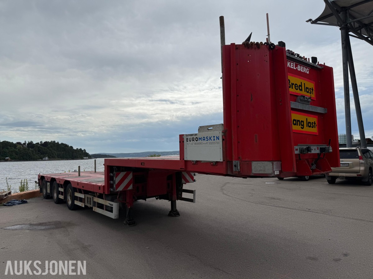 2019 Kel-Berg 3-akslet semitralle med uttrekk, TRIDEC, fjernkontroll