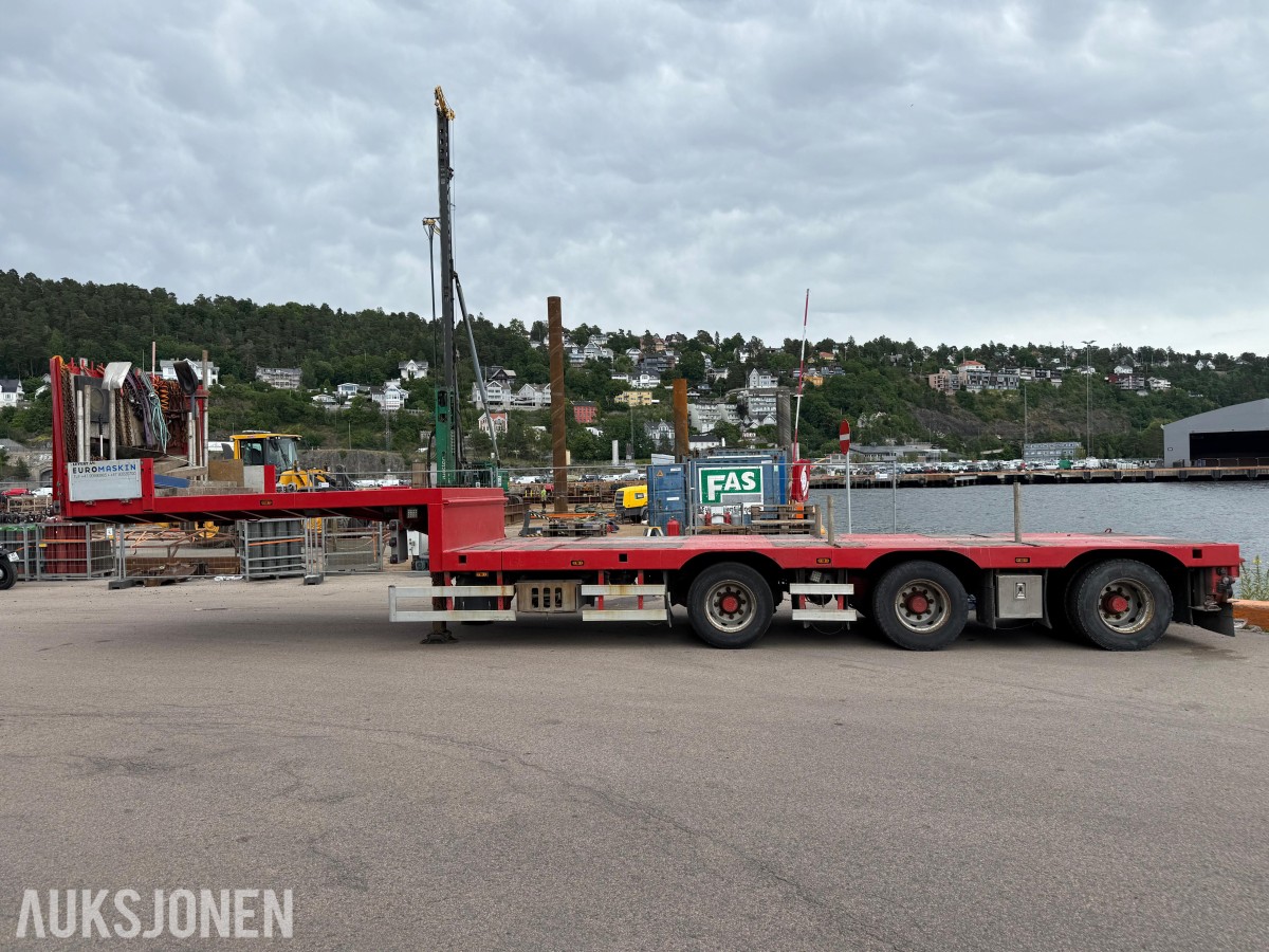 2019 Kel-Berg 3-akslet semitralle med uttrekk, TRIDEC, fjernkontroll
