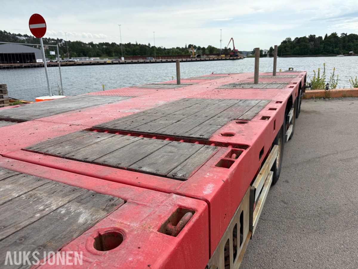 2019 Kel-Berg 3-akslet semitralle med uttrekk, TRIDEC, fjernkontroll
