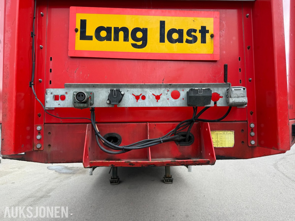 2019 Kel-Berg 3-akslet semitralle med uttrekk, TRIDEC, fjernkontroll