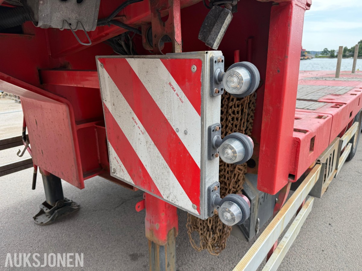 2019 Kel-Berg 3-akslet semitralle med uttrekk, TRIDEC, fjernkontroll