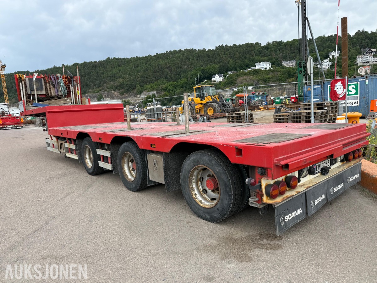2019 Kel-Berg 3-akslet semitralle med uttrekk, TRIDEC, fjernkontroll