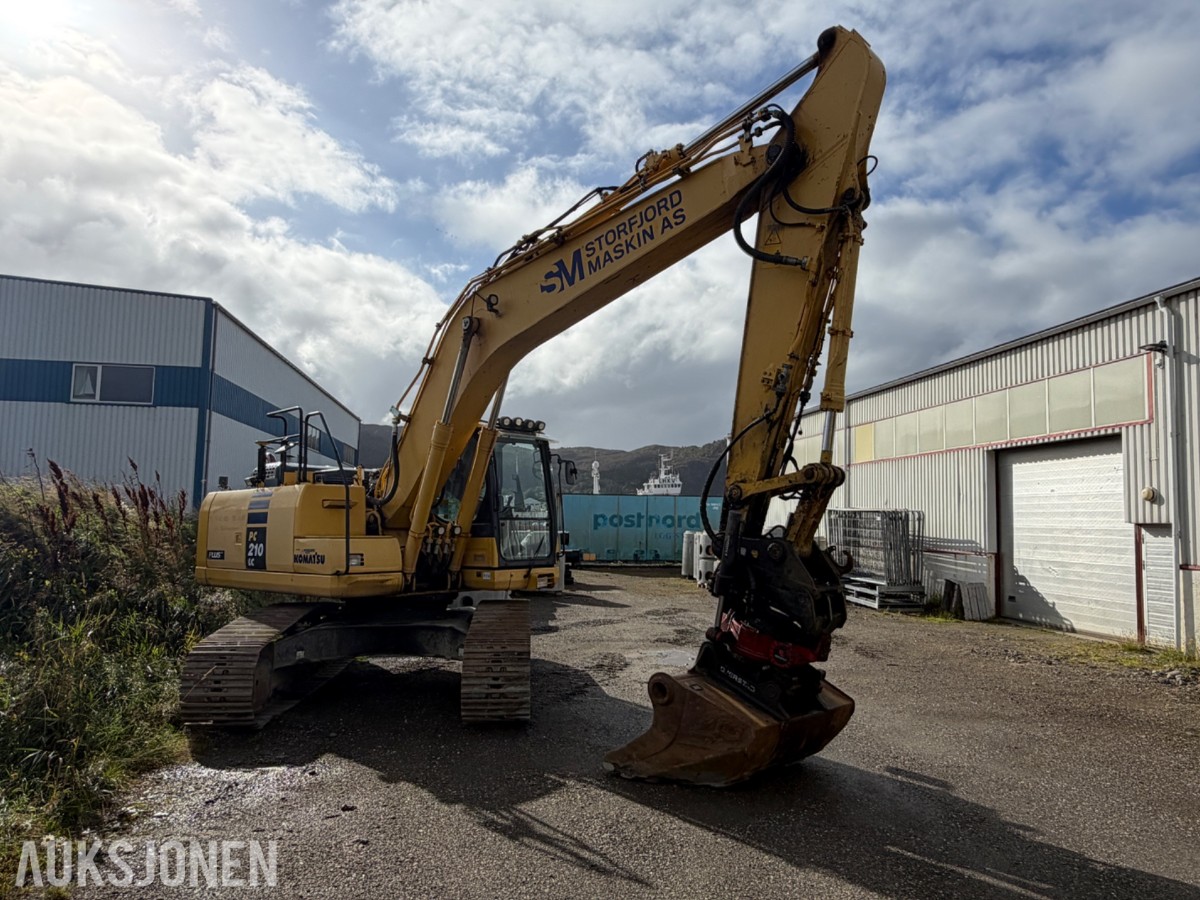 2016 Komatsu PC 210 LC -10+ - 6372 timer-Rototilt-Sentralsmøring-Bunkringspumpe 