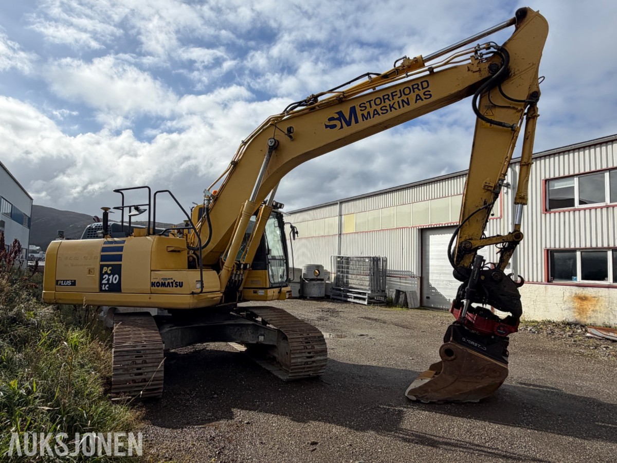 2016 Komatsu PC 210 LC -10+ - 6372 timer-Rototilt-Sentralsmøring-Bunkringspumpe 