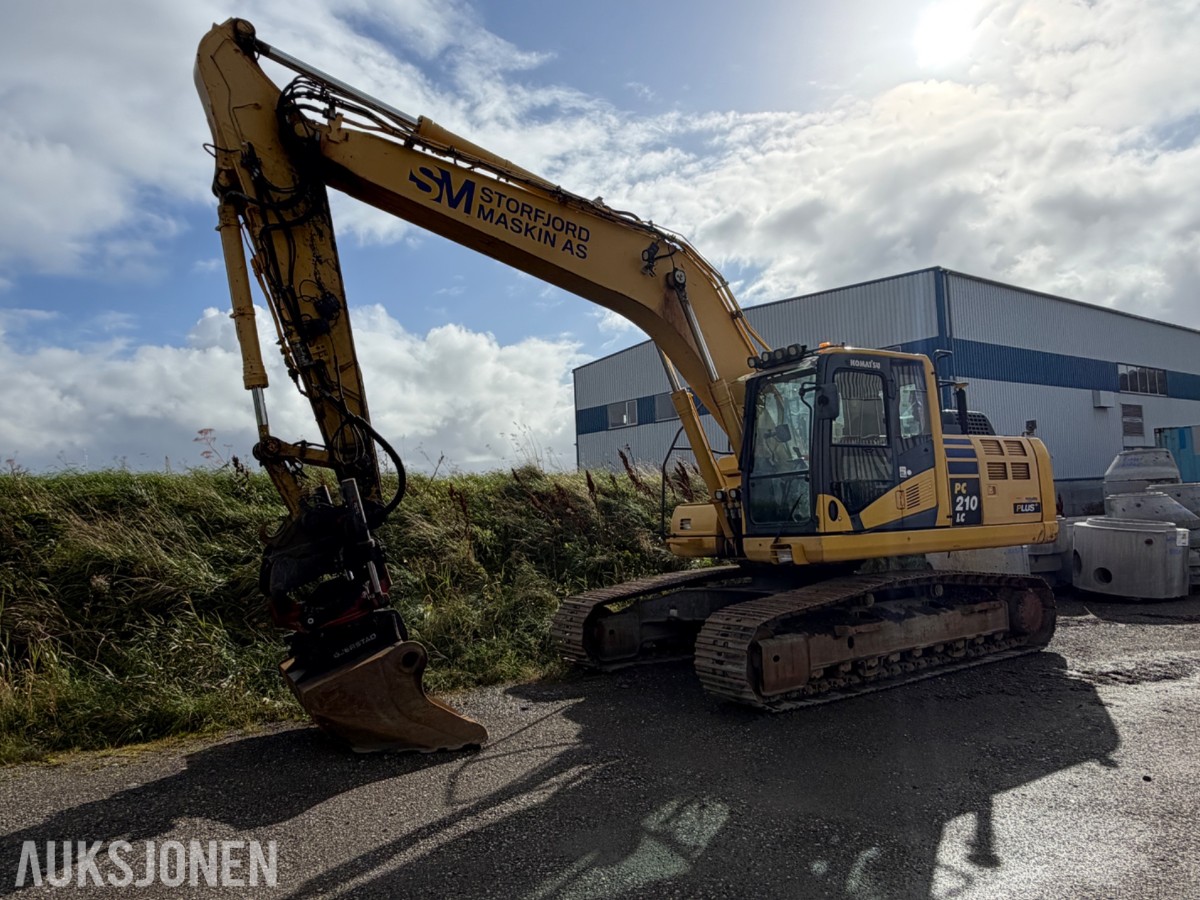 2016 Komatsu PC 210 LC -10+ - 6372 timer-Rototilt-Sentralsmøring-Bunkringspumpe 