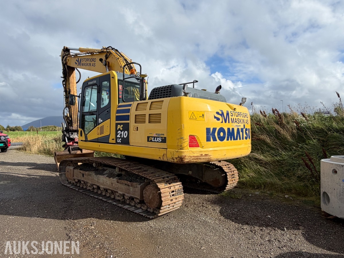 2016 Komatsu PC 210 LC -10+ - 6372 timer-Rototilt-Sentralsmøring-Bunkringspumpe 