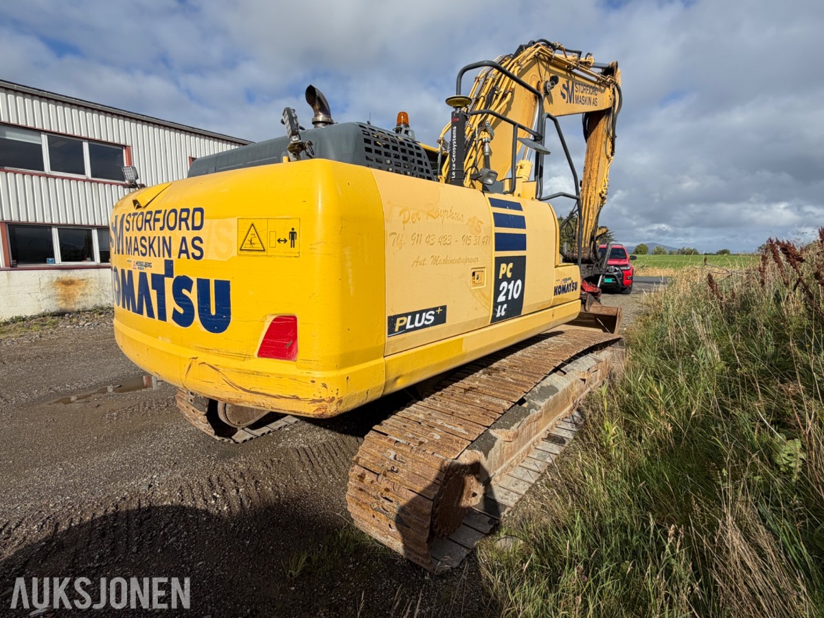 2016 Komatsu PC 210 LC -10+ - 6372 timer-Rototilt-Sentralsmøring-Bunkringspumpe 