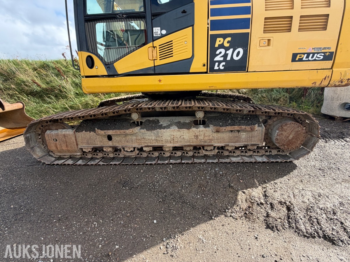 2016 Komatsu PC 210 LC -10+ - 6372 timer-Rototilt-Sentralsmøring-Bunkringspumpe 