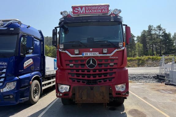 Rep objekt. 2016 Mercedes-Benz Arocs - 6x4 - 373892 KM - Tippbil - Brøyterigget