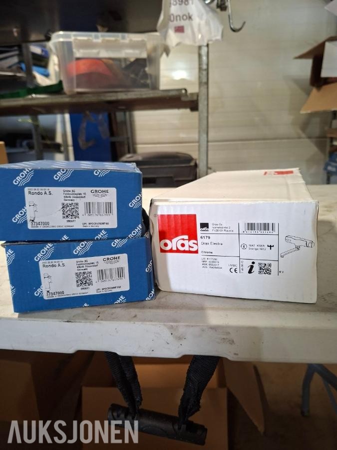 2 stk Grohe Rondo - 1 stk Oras Electra 6179