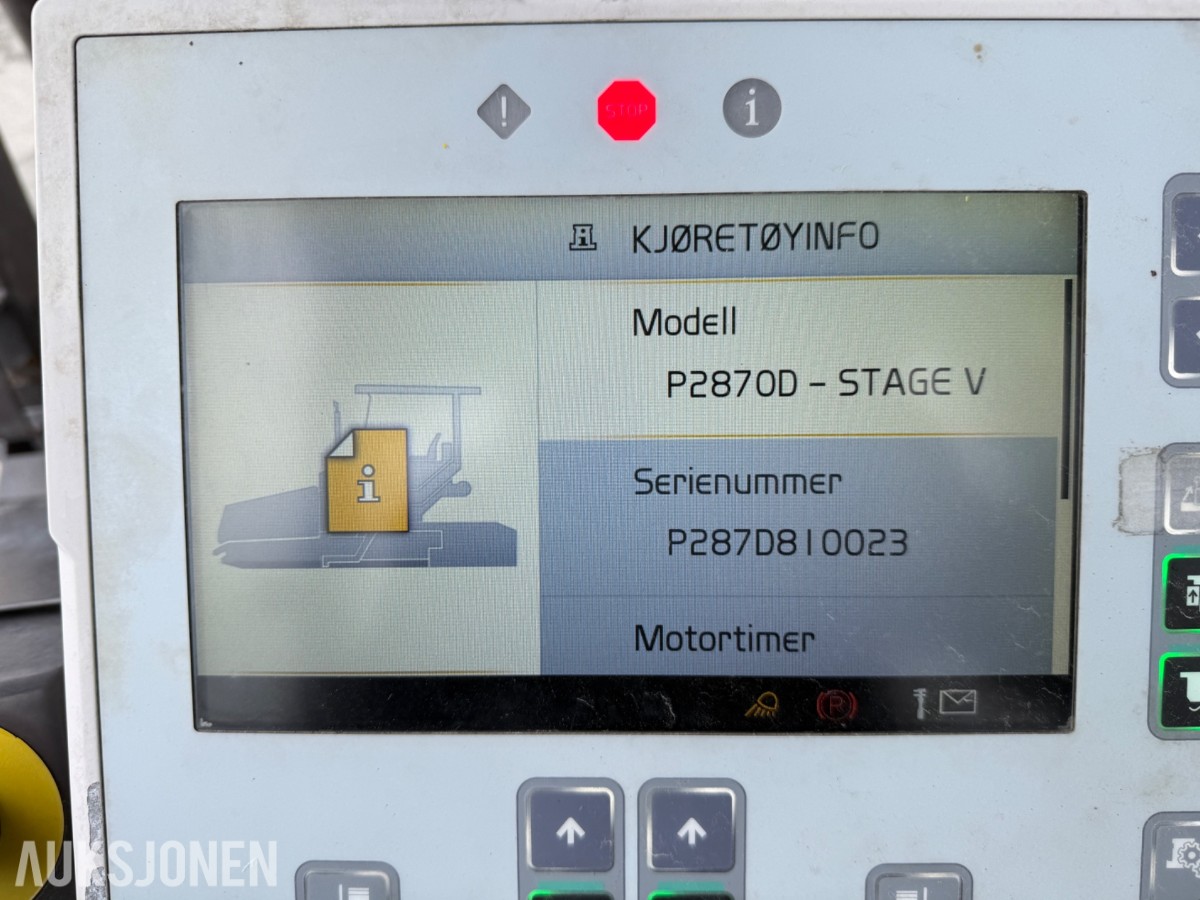 2021 Volvo P2870D Asfaltutlegger, Steg 5, 1746t 