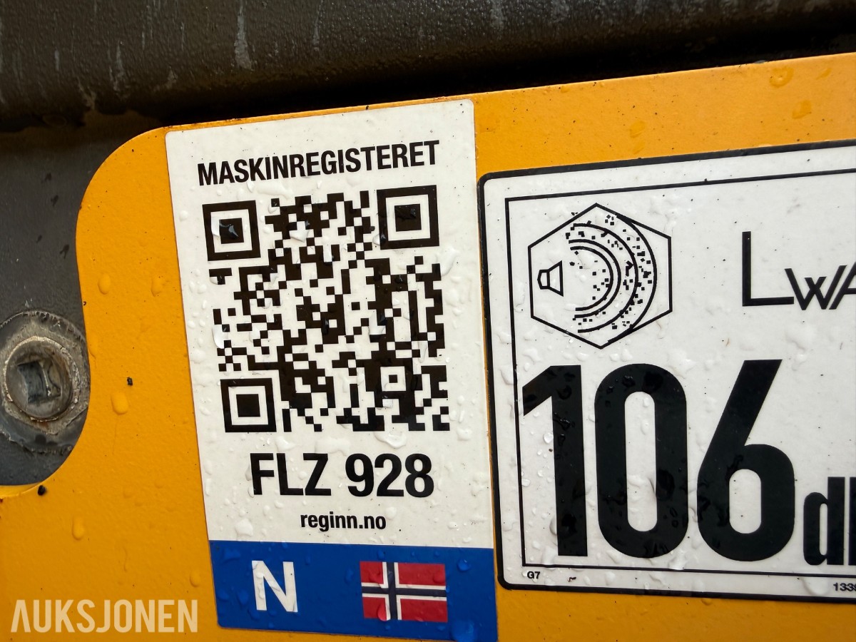 2019 Volvo DD38HF Vals, 796T, Arbeidslys