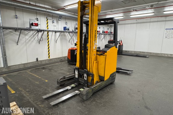 2014 Jungheinrich ETV214 skyvemasttruck, 6,5 m løftehøyde, 48 V, 11 016 t