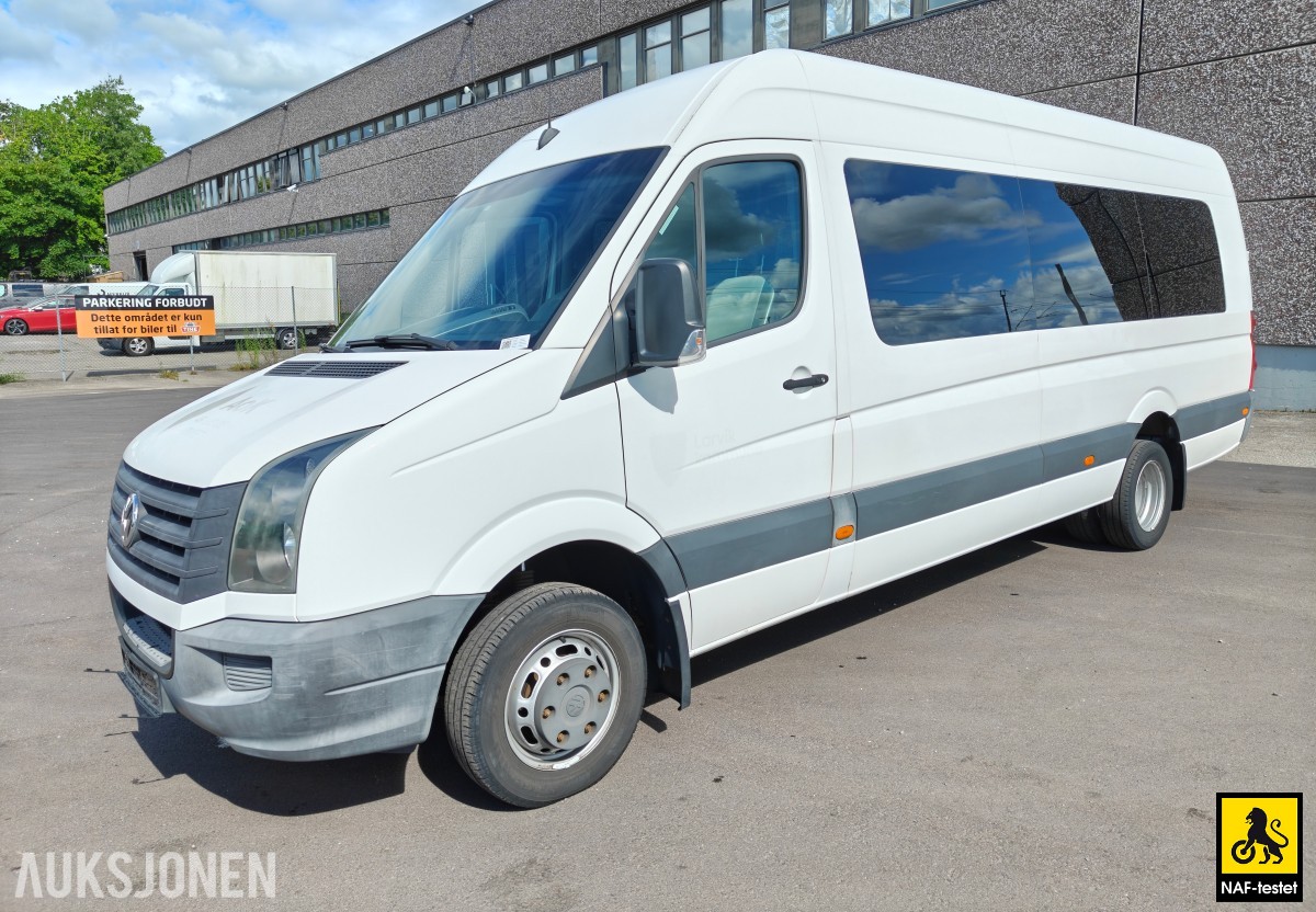 2012 Volkswagen Crafter 163 HK 10-SETER BUSS HENGERFESTE VARMER KJØREBOK 