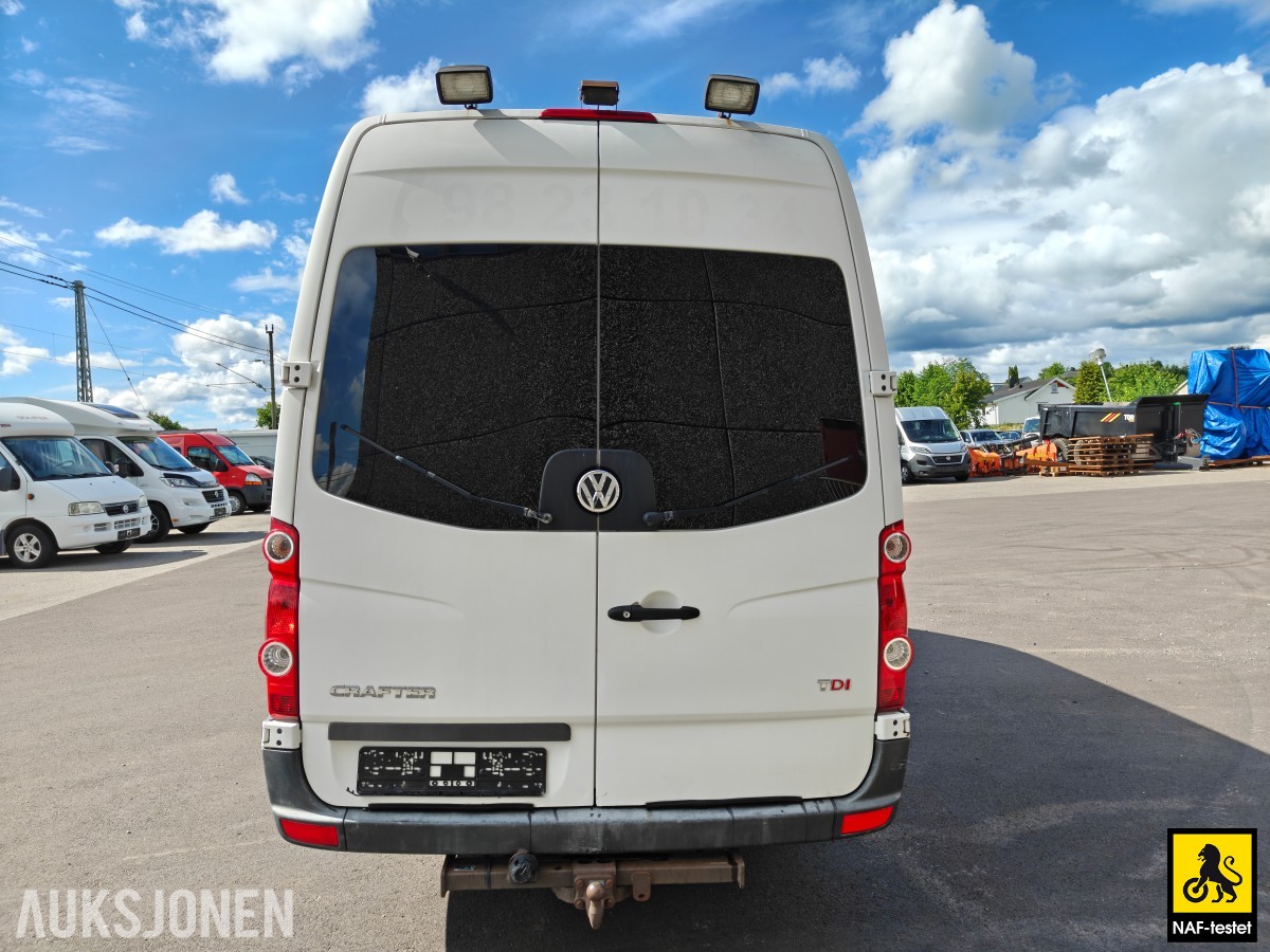 2012 Volkswagen Crafter 163 HK 10-SETER BUSS HENGERFESTE VARMER KJØREBOK 