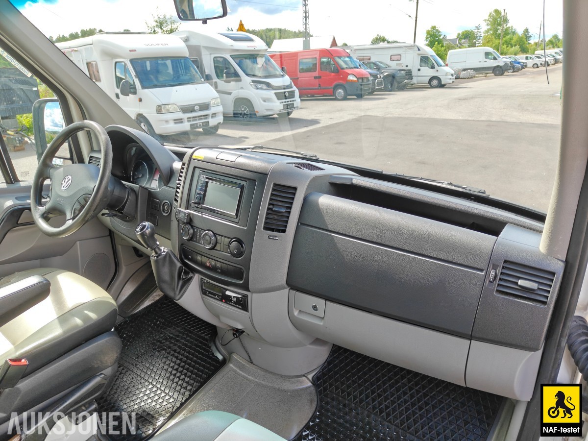 2012 Volkswagen Crafter 163 HK 10-SETER BUSS HENGERFESTE VARMER KJØREBOK 