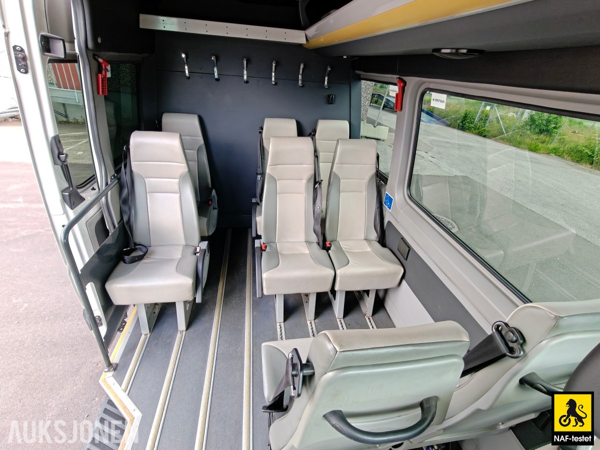 2012 Volkswagen Crafter 163 HK 10-SETER BUSS HENGERFESTE VARMER KJØREBOK 