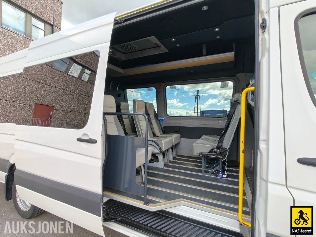 2012 Volkswagen Crafter 163 HK 10-SETER BUSS HENGERFESTE VARMER KJØREBOK 