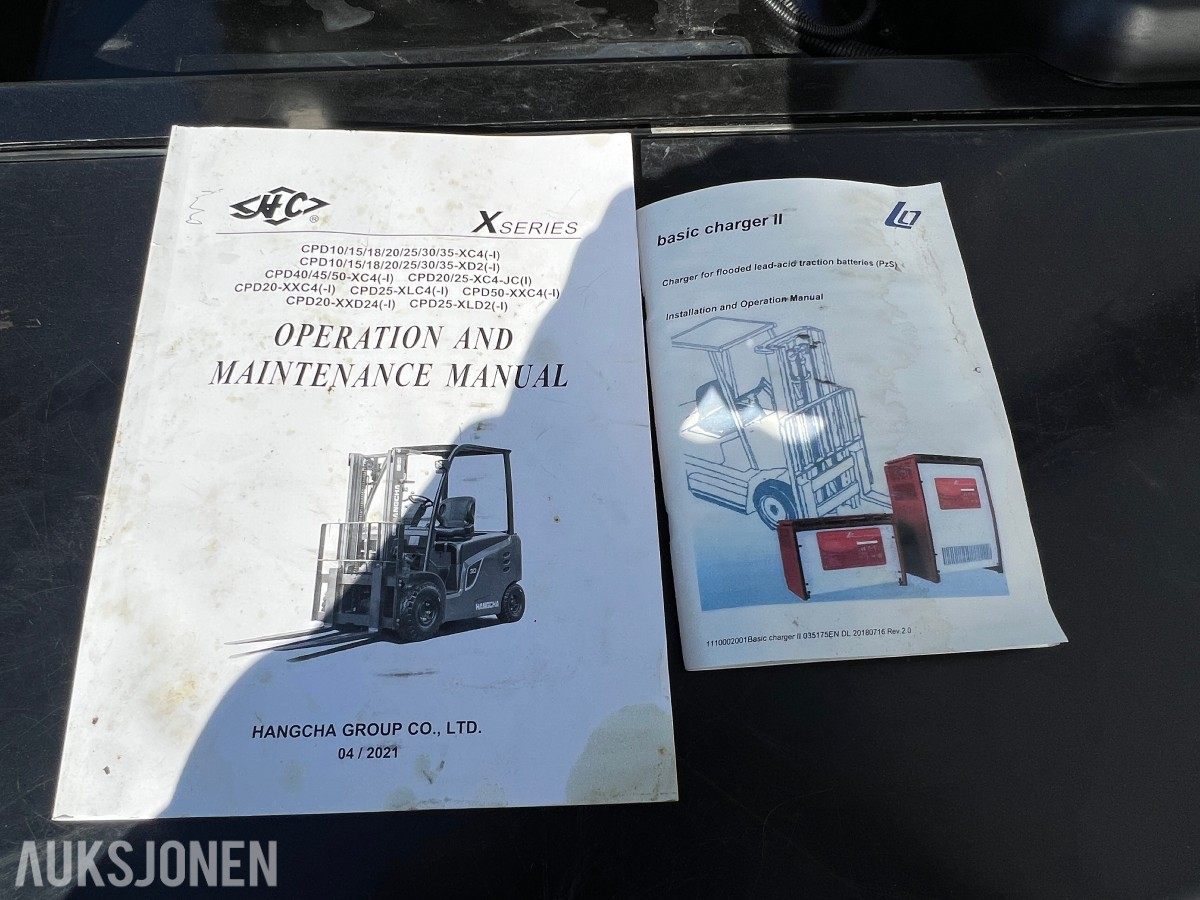 2022 Hangcha CPD25X kun 408t m/friløftmast