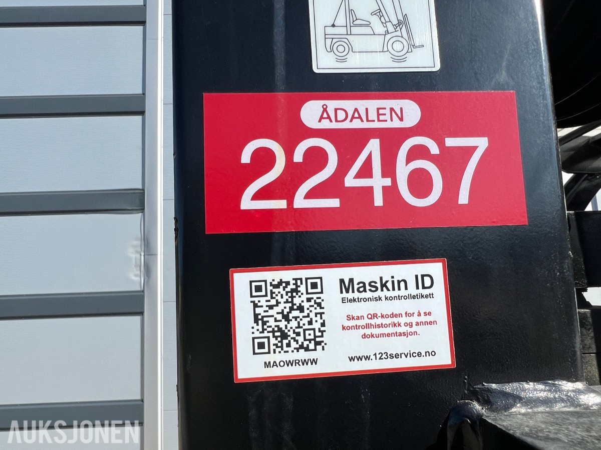 2022 Hangcha CPD25X kun 408t m/friløftmast