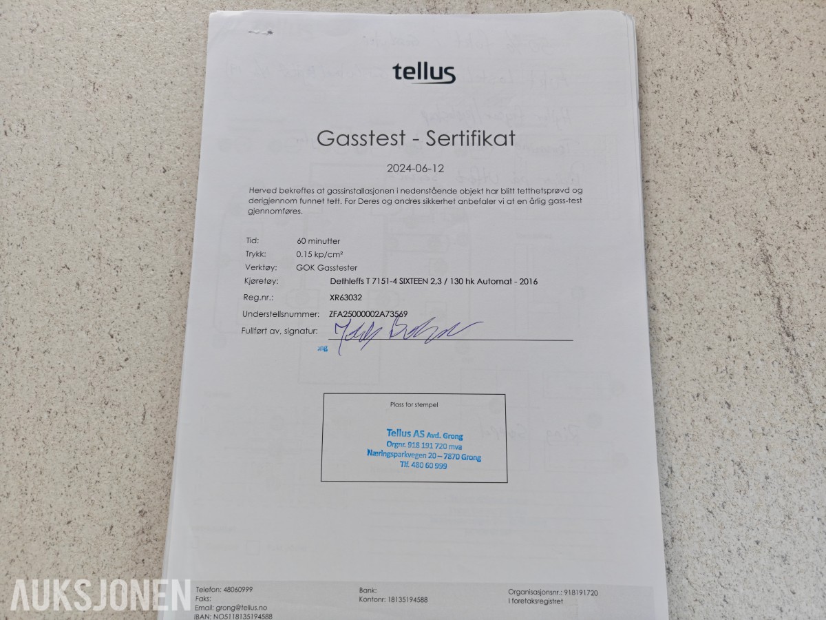 2016 Dethleffs T7151-4 SIXTEEN - AUT - HENGERFESTE - KAMERA - CRUISE - MARKISE 