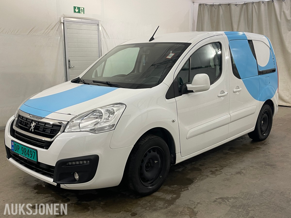 2016 PEUGEOT PARTNER 1.6-99 D AUTOMAT CRUISE P.SENSORER HENGERFESTE