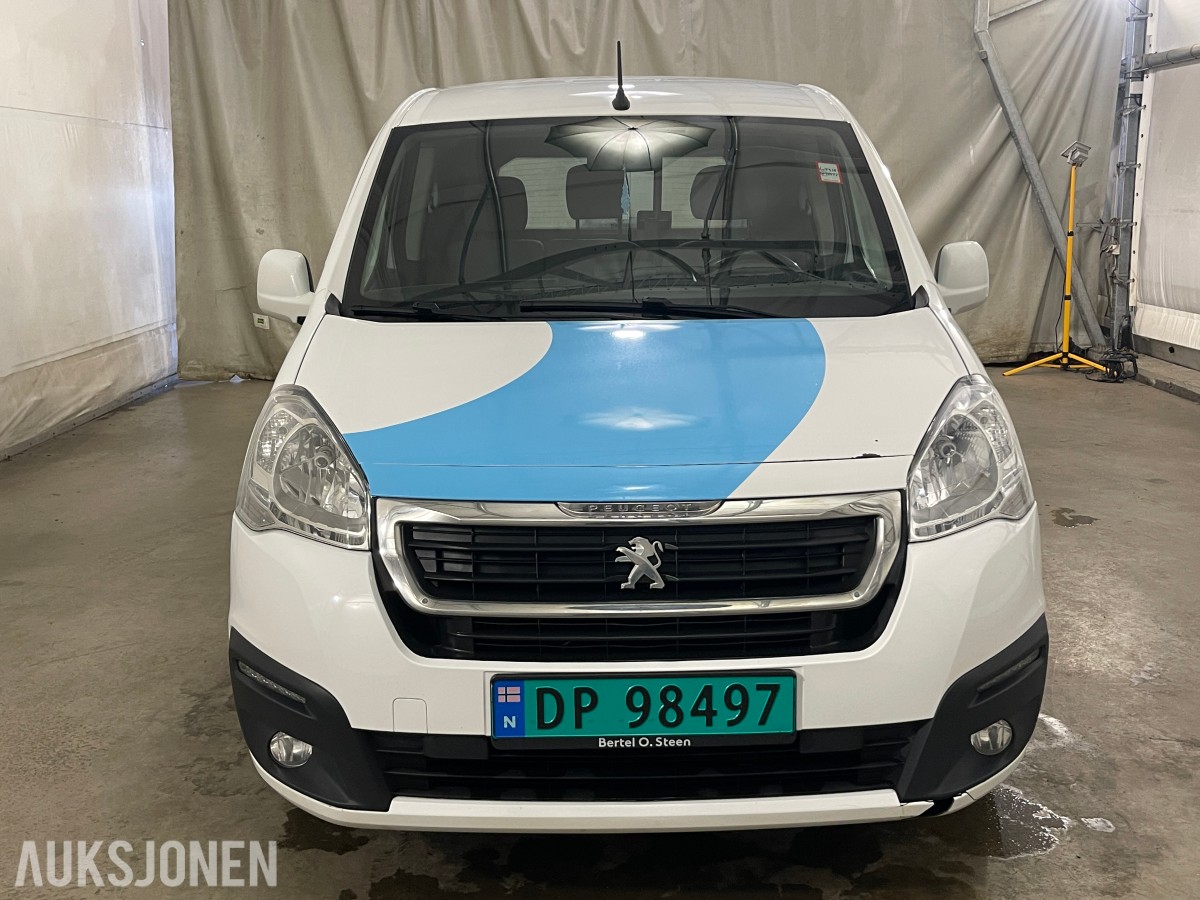 2016 PEUGEOT PARTNER 1.6-99 D AUTOMAT CRUISE P.SENSORER HENGERFESTE