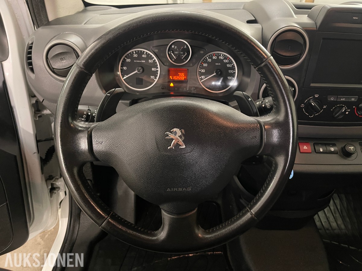 2016 PEUGEOT PARTNER 1.6-99 D AUTOMAT CRUISE P.SENSORER HENGERFESTE