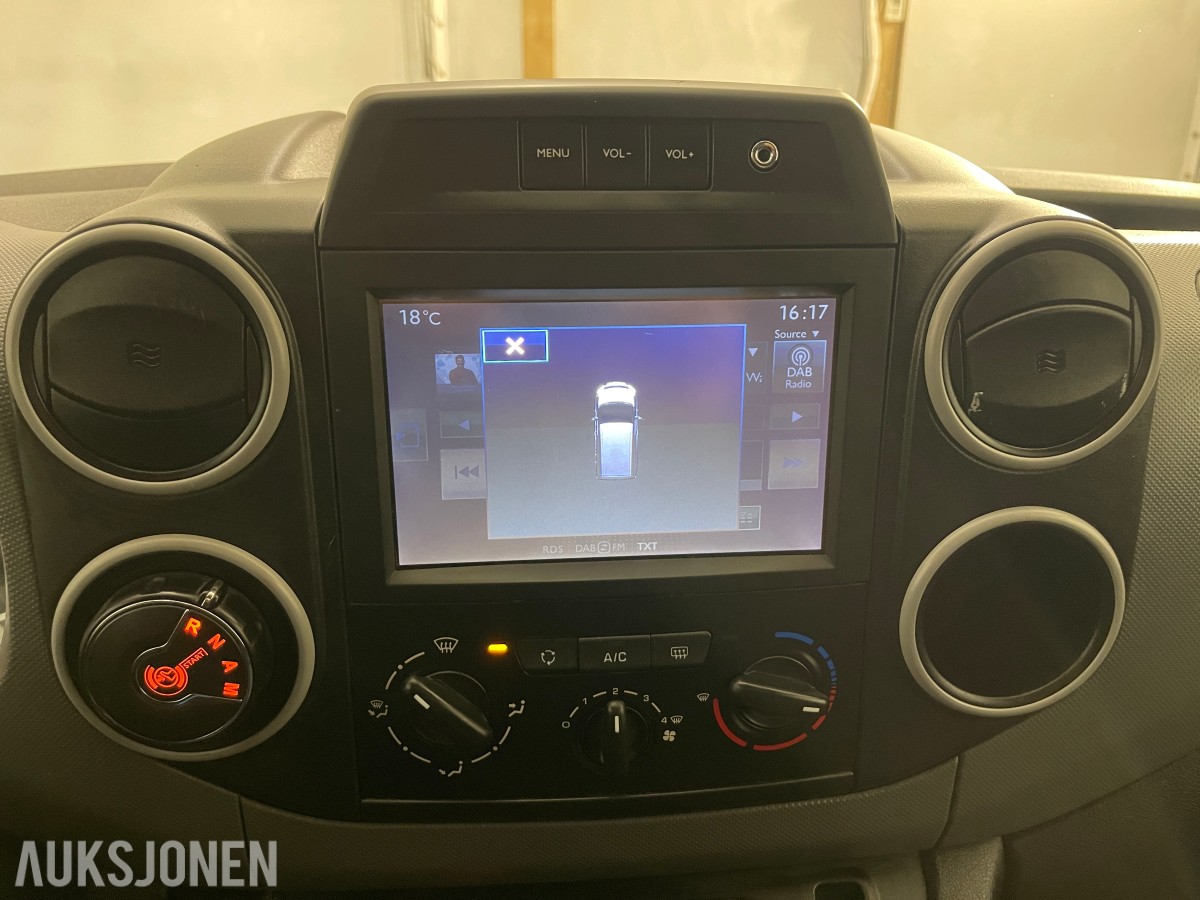 2016 PEUGEOT PARTNER 1.6-99 D AUTOMAT CRUISE P.SENSORER HENGERFESTE