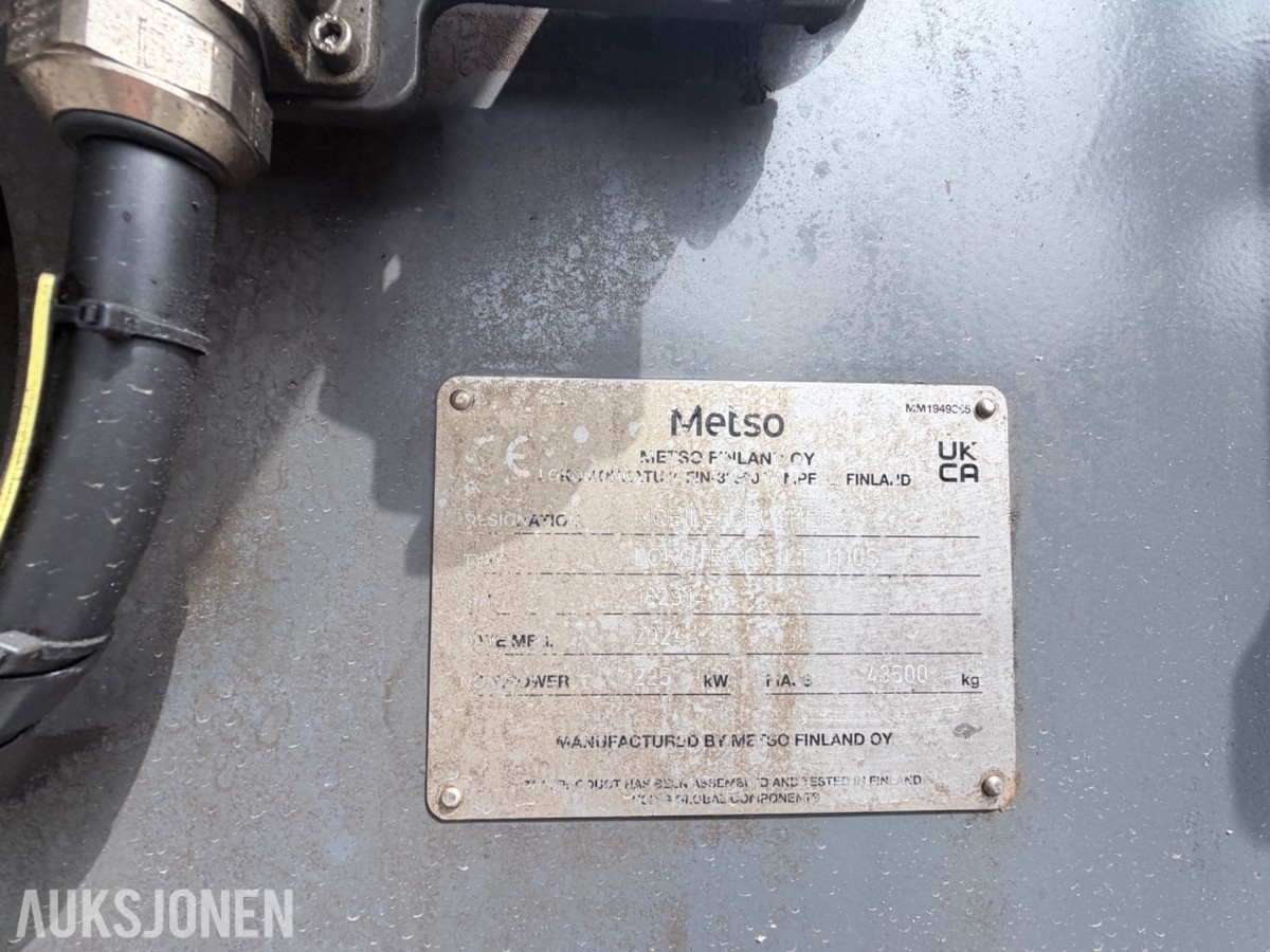 2024 Metso LT1110S Slagknuser/Rotasjonsknuser med sikt